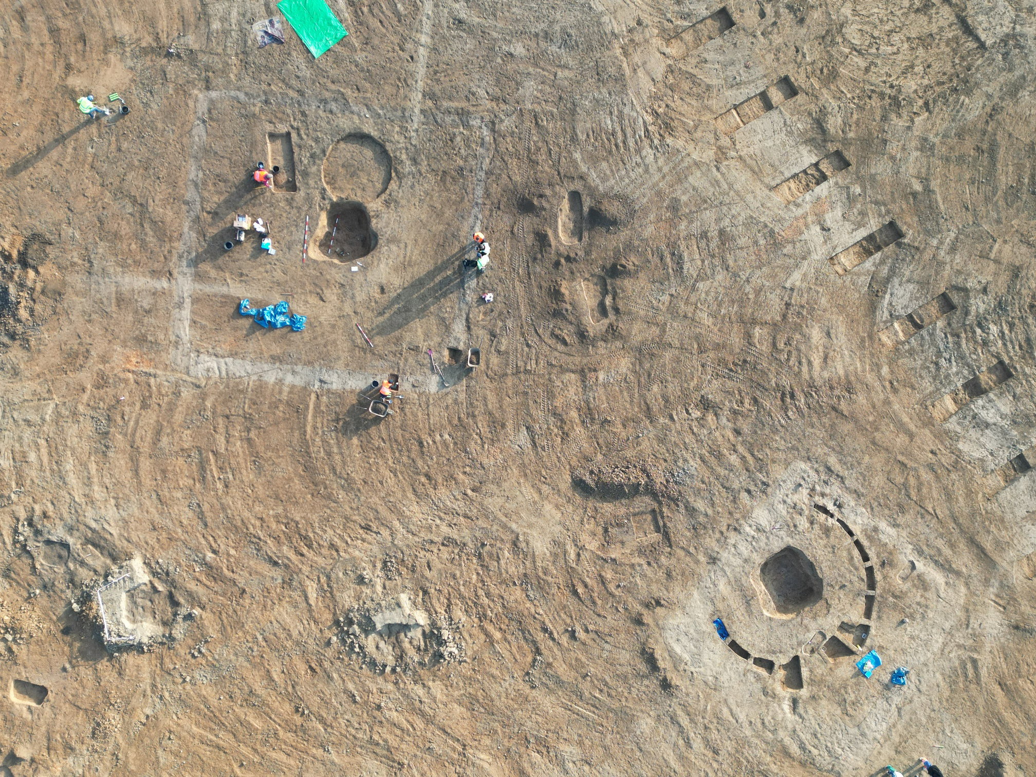 Cmentarzysko z epoki brązu / Fot. Nikola Orlitová, Centrum Archeologiczne Ołomuniec