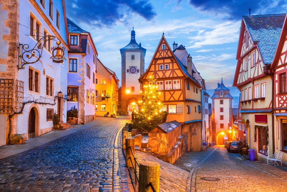 Średniowieczne miasto Rothenburg ob der Tauber
