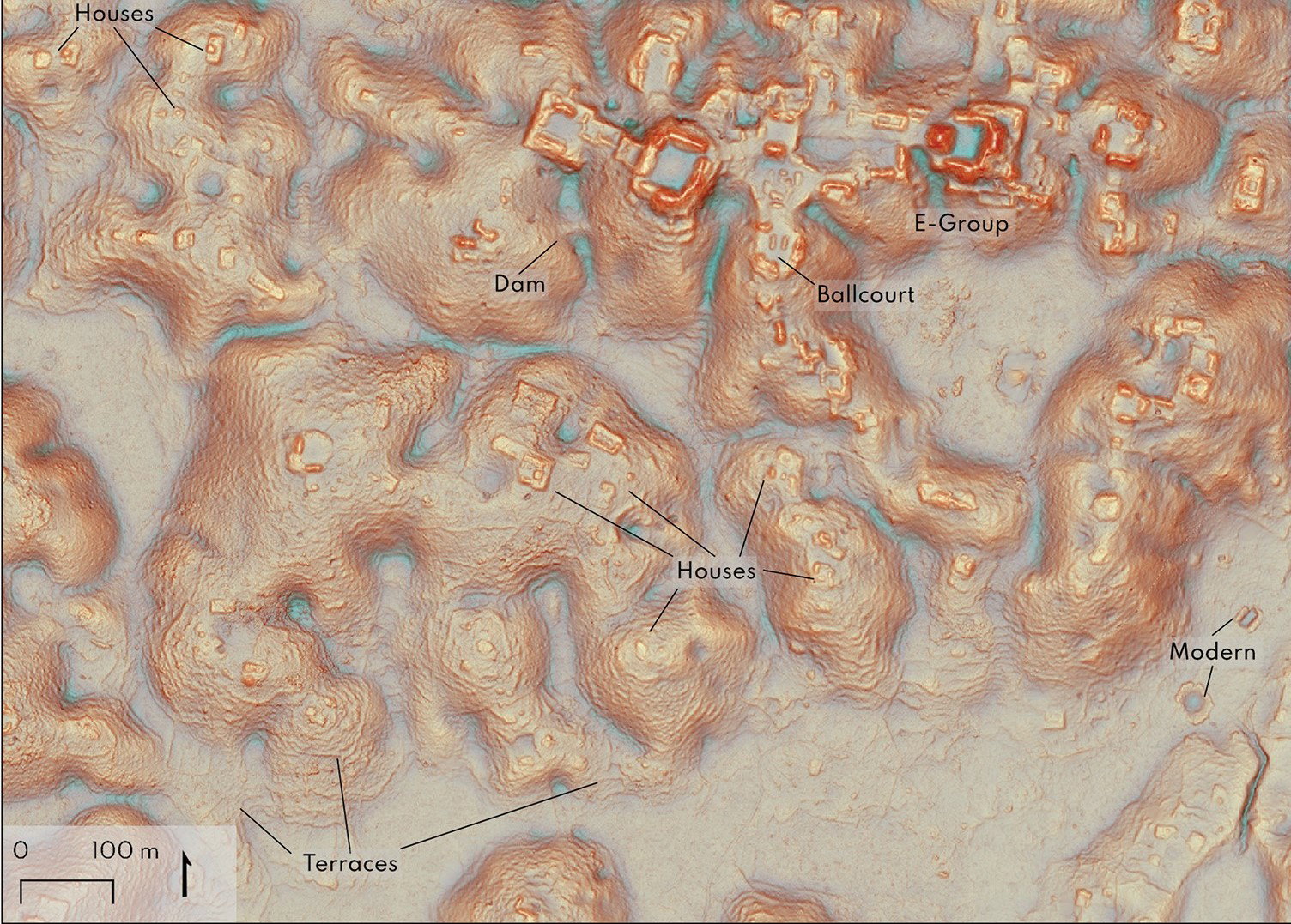 Zaginione piramidy i konstrukcje Majów. Nowe odkrycia archeologów w Meksyku/Fot. Luke Auld-Thomas et al. Antiquity 2024