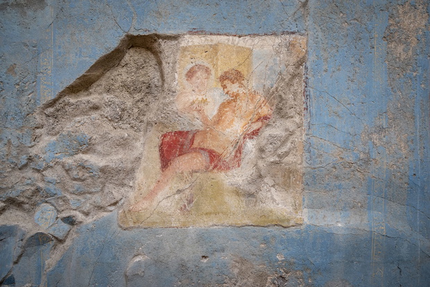 Pompeje, freski