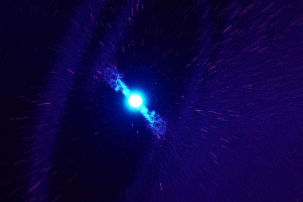 Ta gwiazda neutronowa wiruje z obłędną prędkością. W ciągu jednej sekundy obraca się aż 716 razy!