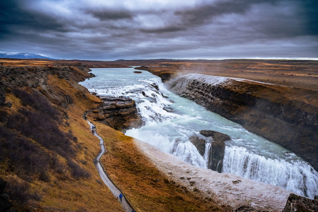 Wodospad Gullfoss, Islandia