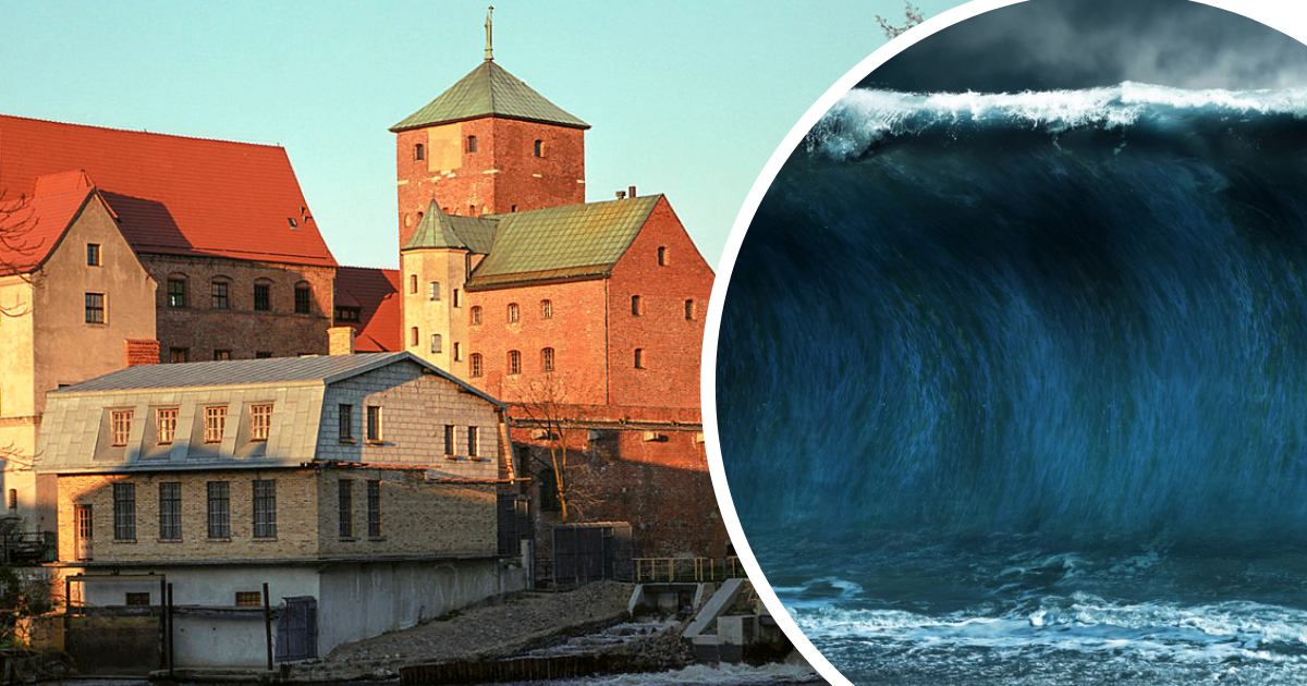 Zagadkowe wydarzenie w Darłowie. Czy w 1497 roku doszło do ataku tsunami?/Fot. (L) Jerzy Strzelecki/CC BY-SA 3.0/Wikimedia Commons, (P) FOTOKITA via Shutterstock