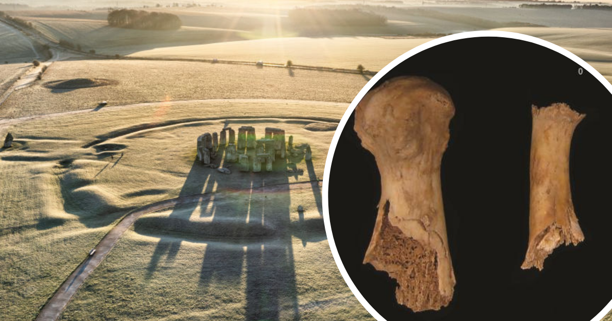Zemsta sprzed tysiącleci. Archeolodzy odkryli miejsce krwawych porachunków z czasów Stonehenge/Fot. (P) Schulting et al. Antiquity, December 2024, (L) Chris Gorman / Contributor / Getty Images