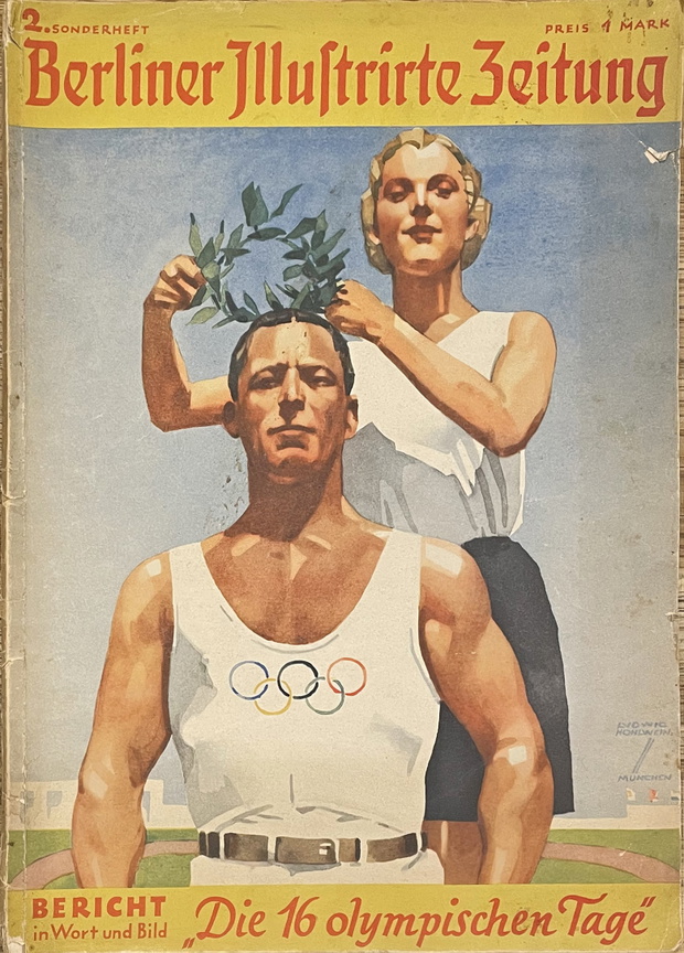 plakat reklamujący Igrzyska Olimpijskie