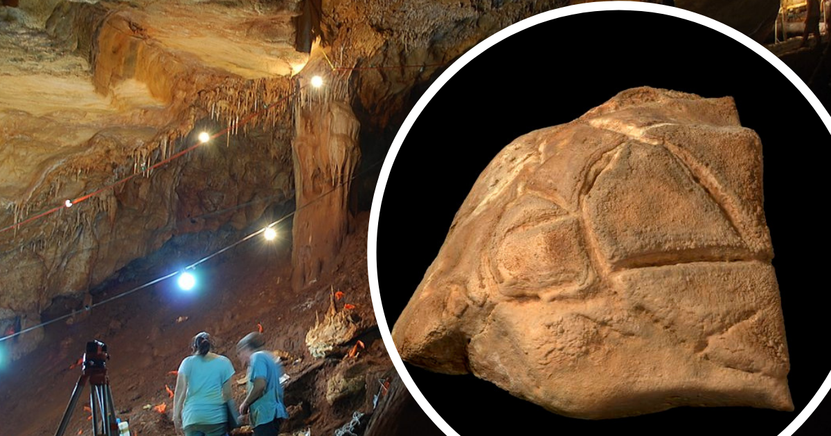 Archeolodzy odkryli niezwykłe ślady w jaskini. To świadectwa kultu sprzed 35 tys. lat / Fot. (L) Manot Cave excavation/CC BY-SA 3.0, (P) Clara Amit, Israel Antiquities Authority
