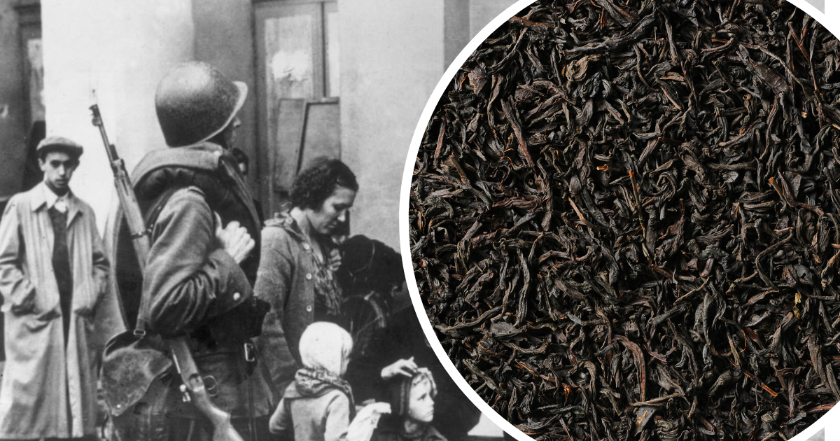 Farby i obierki z marchewek. Taki był skład „herbaty” w czasie II wojny światowej/Fot. (L)  Keystone/Getty Images, (P) Olga Kovalenko/Shutterstock
