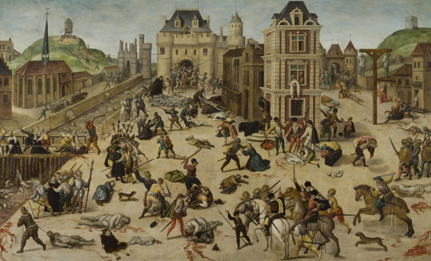 Jaką rolę odegrała Katarzyna Medycejska podczas Nocy św. Bartłomieja?,_por_François_Dubois