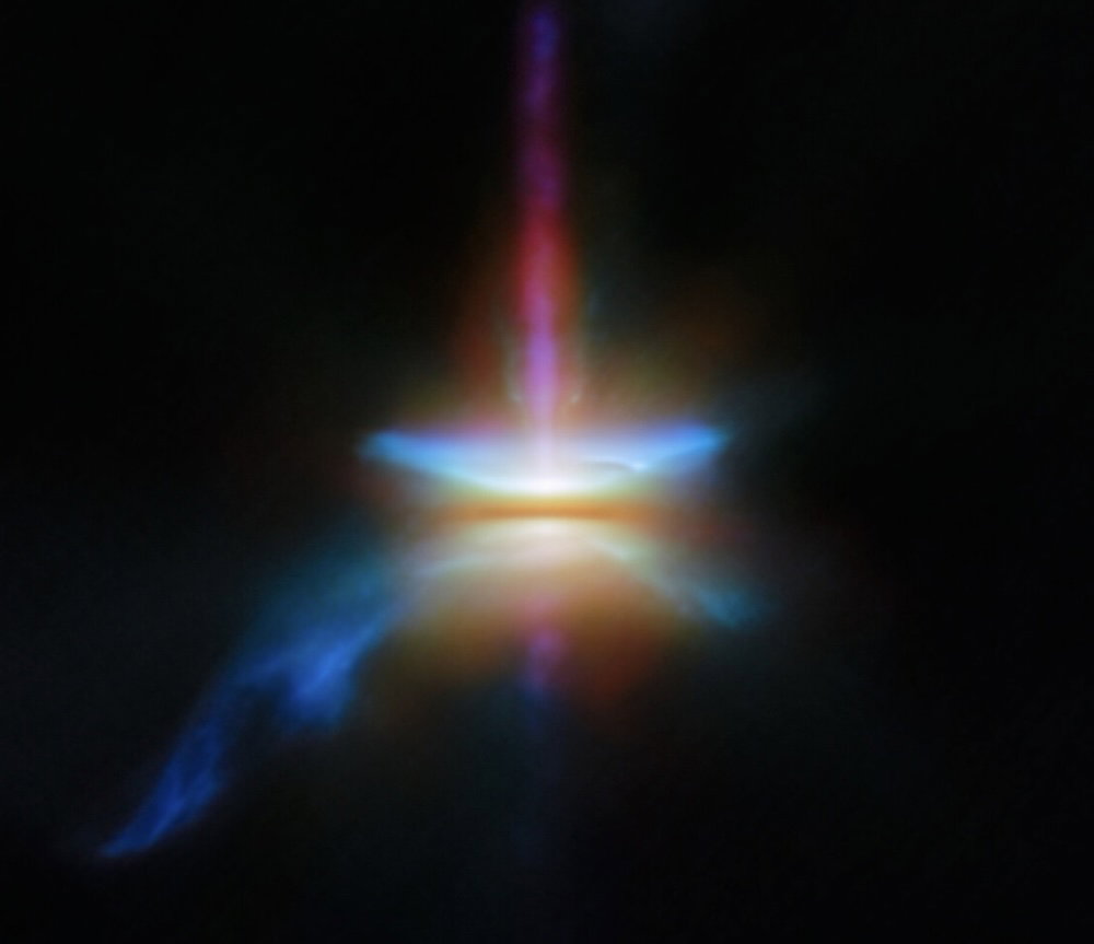 Herbig-Haro 30, fot. JWST