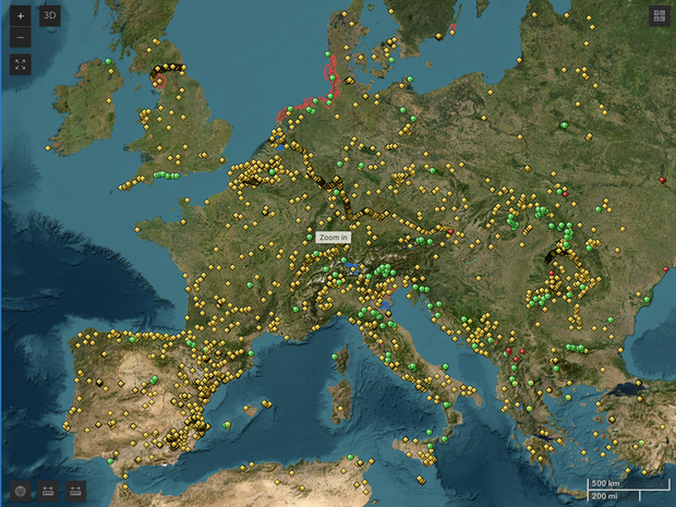 mapa lista unesco