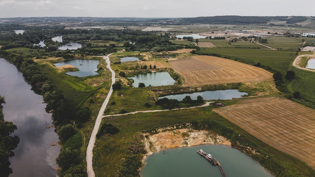 Żwir wydobywany na terenie zbiornika Racibórz Dolny