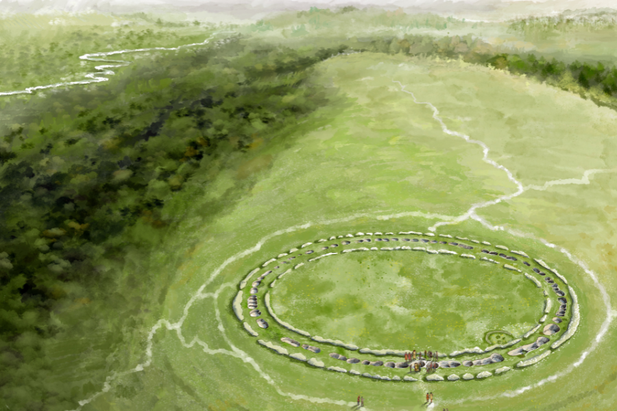 W Anglii odkryto prototyp Stonehenge. Założenie jest starsze od piramid o kilkaset lat