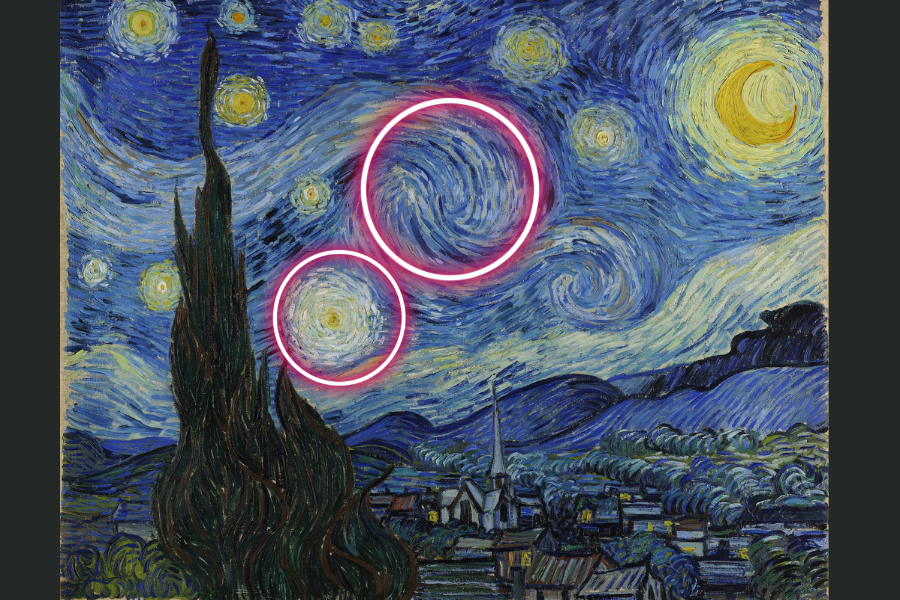 Czy „Gwiaździsta noc” Vincenta van Gogha to nocne niebo ujęte w ruchu?
