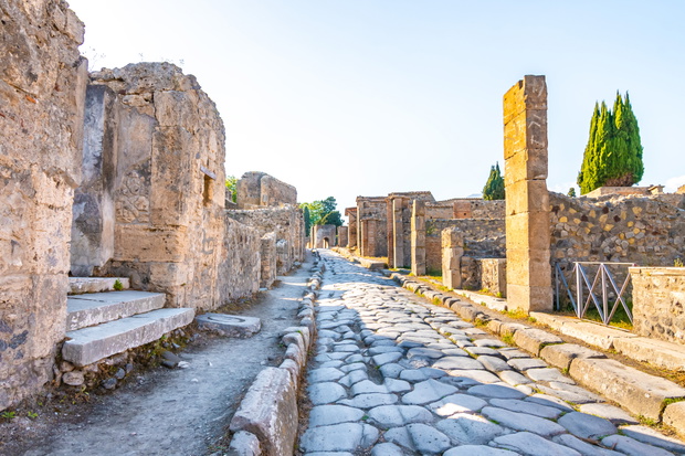 Street,In,Pompeii,,Italy.,A,World,Heritage,Site.,29,July