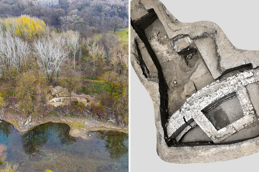 Pierwsze takie znalezisko archeologiczne z Austrii. Szczególny rodzaj rzymskich umocnień