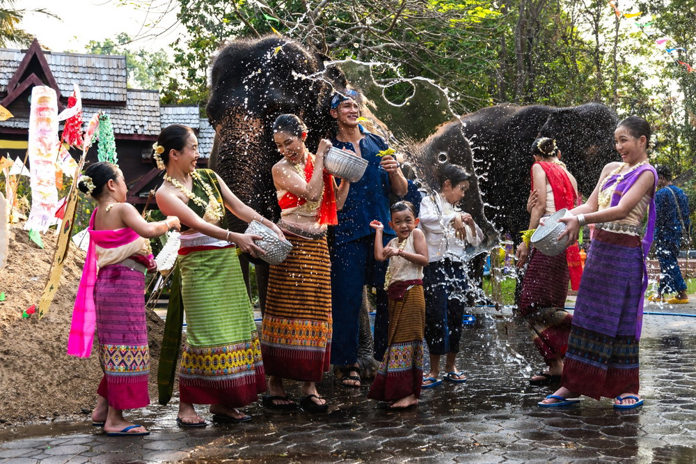 Songkran to jedno z najważniejszych świąt w Tajlandii