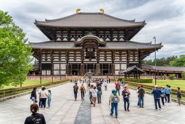 Świątynia Tōdai-ji w mieście Nara.
