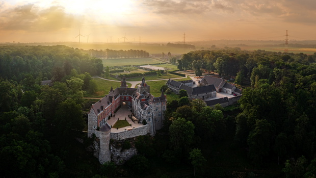 Widok na zamek Mielmont