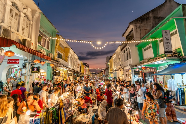 Wieczór w Phuket Town