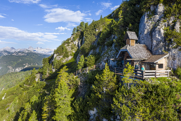 Styria, szlak "Od lodowca do winnic", kaplica Friedenskircherl na górze Stoderzinken