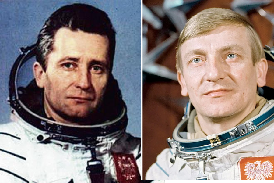 Zenon Jankowski i Mirosław Hermaszewski