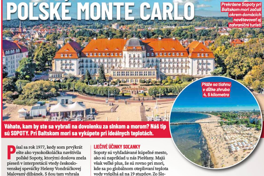 Sopot w słowackim czasopiśmie Teleplus