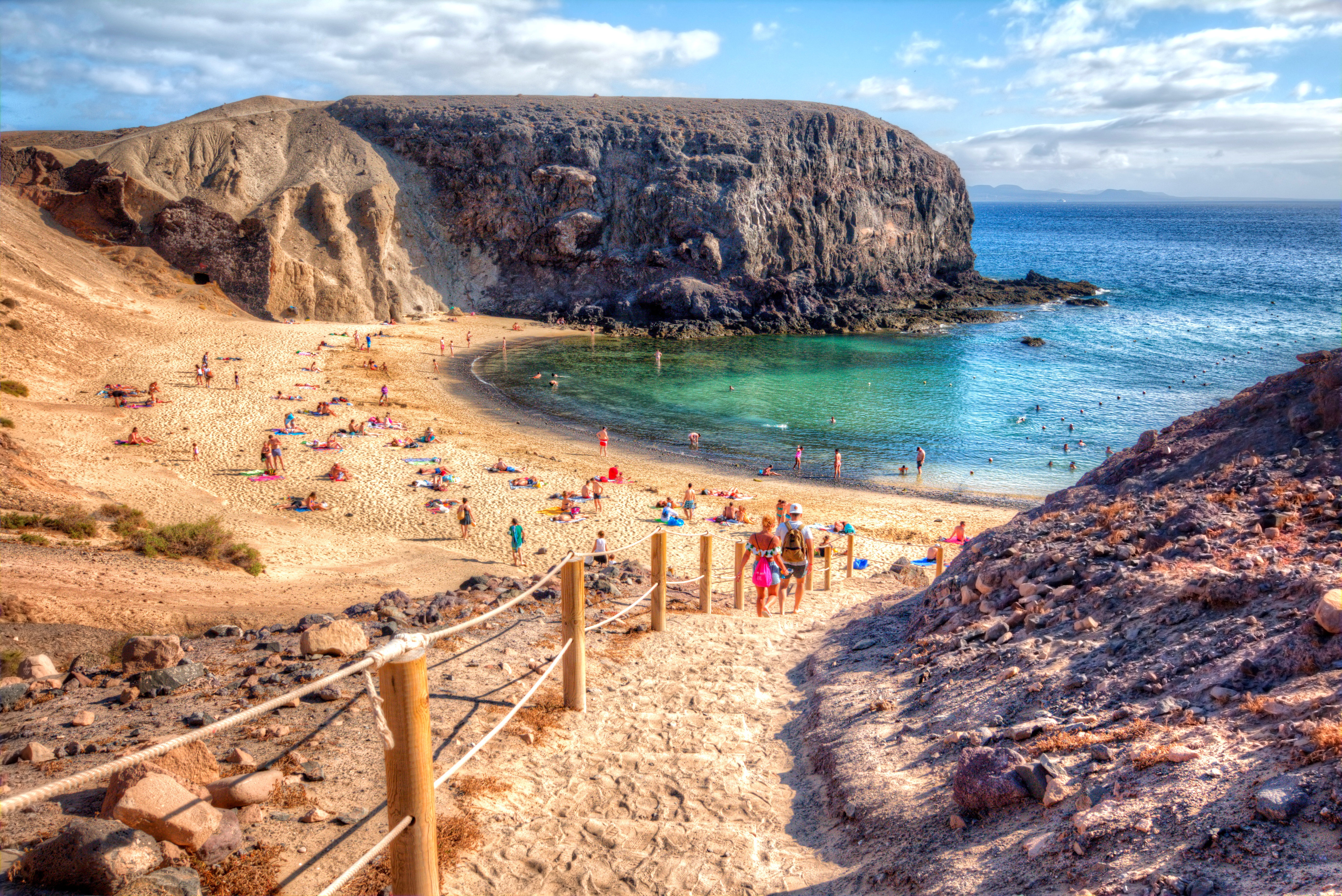 plaża Papagayo na wyspie Lanzarote