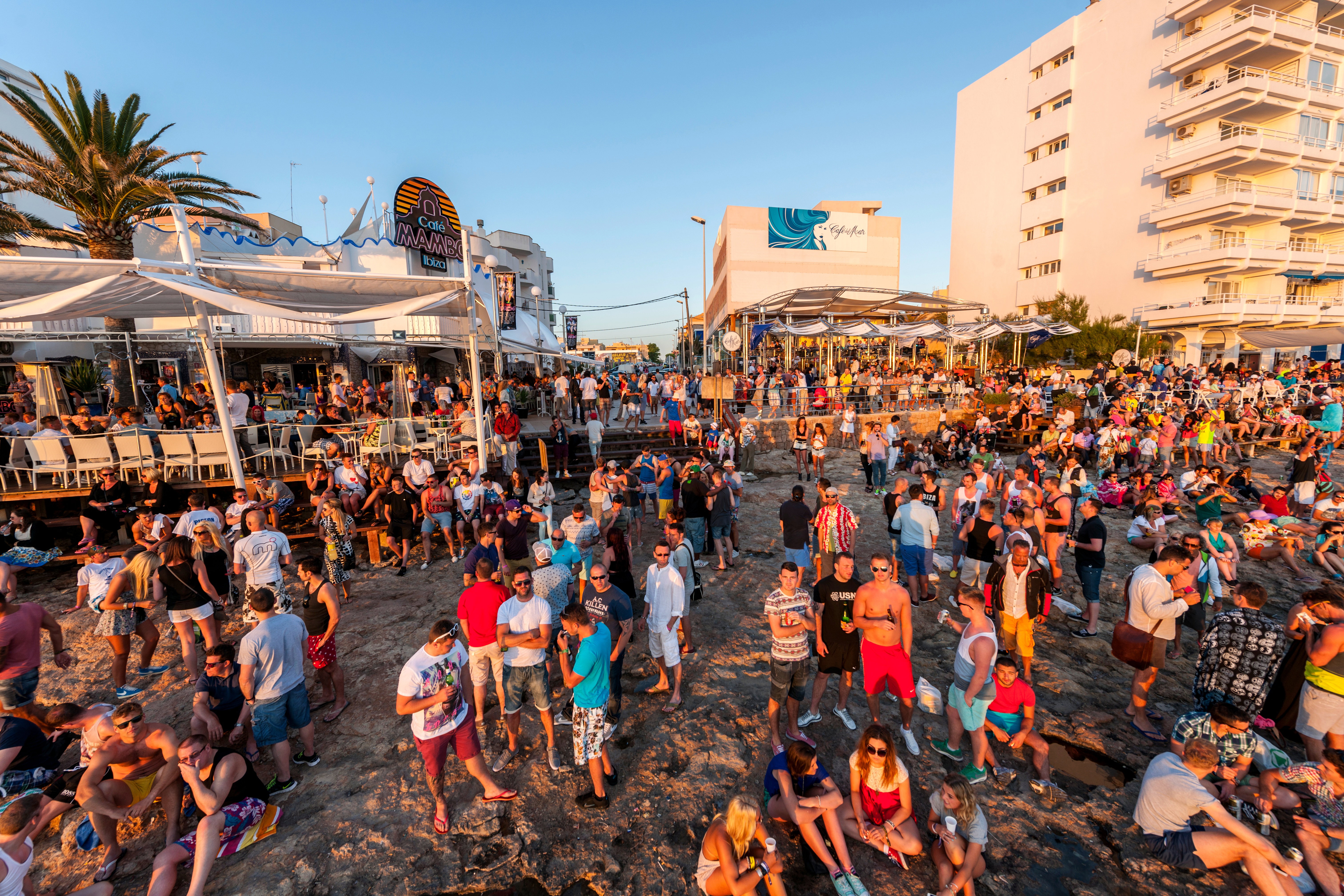 Plaża w Sant Antoni de Portmany na Ibizie