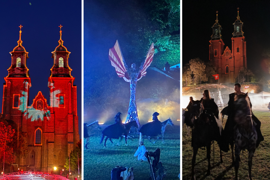 Magiczne widowisko o Chrobrym. Tak świętuje Gniezno