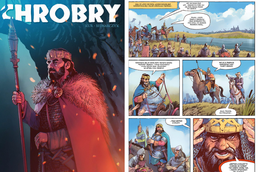 Bolesław Chrobry jak superbohater. Komiks bije rekordy popularności