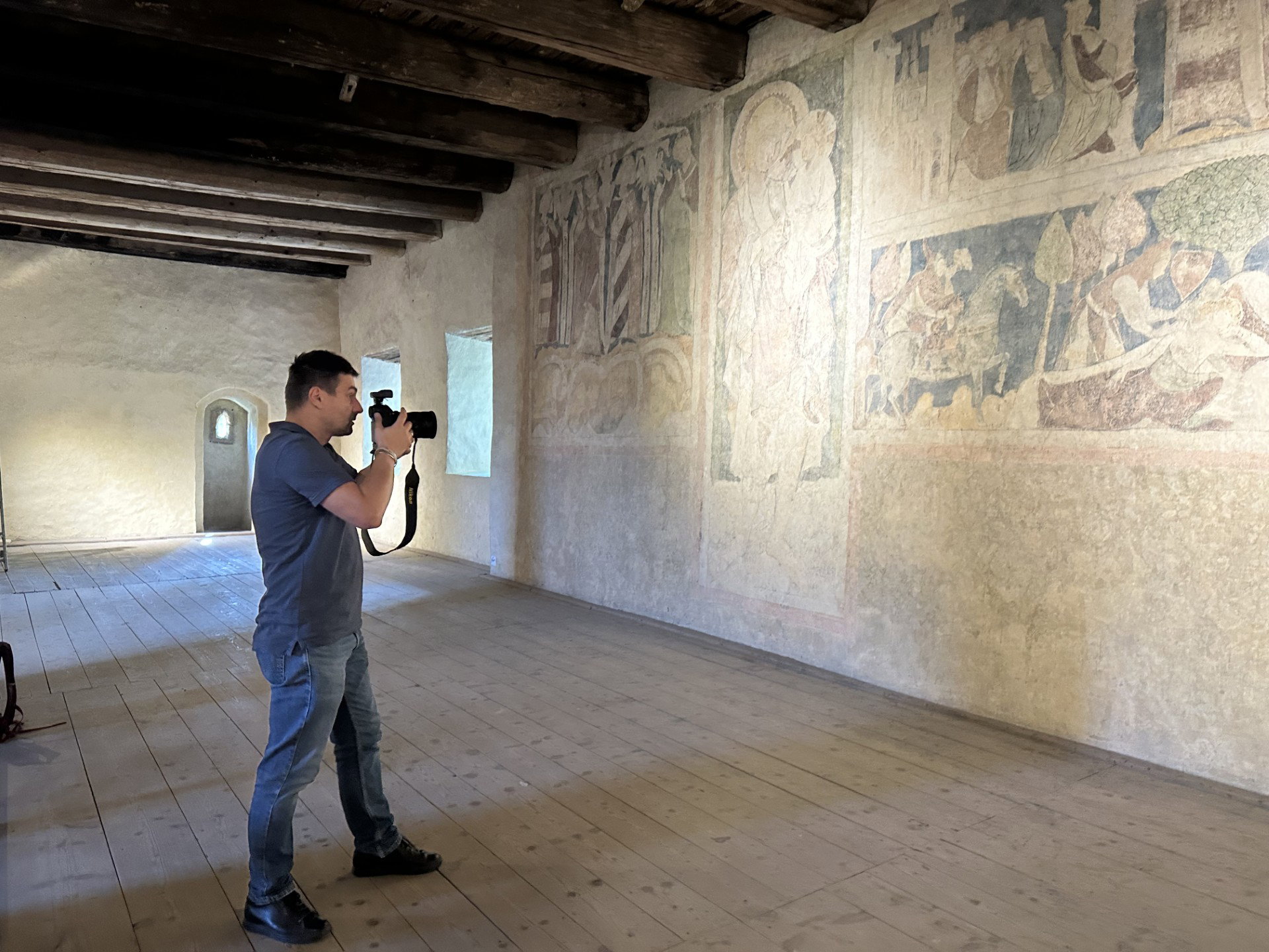 „Polski” Lancelot trafi do 3D. Archeolodzy dokumentują unikatowe malowidła