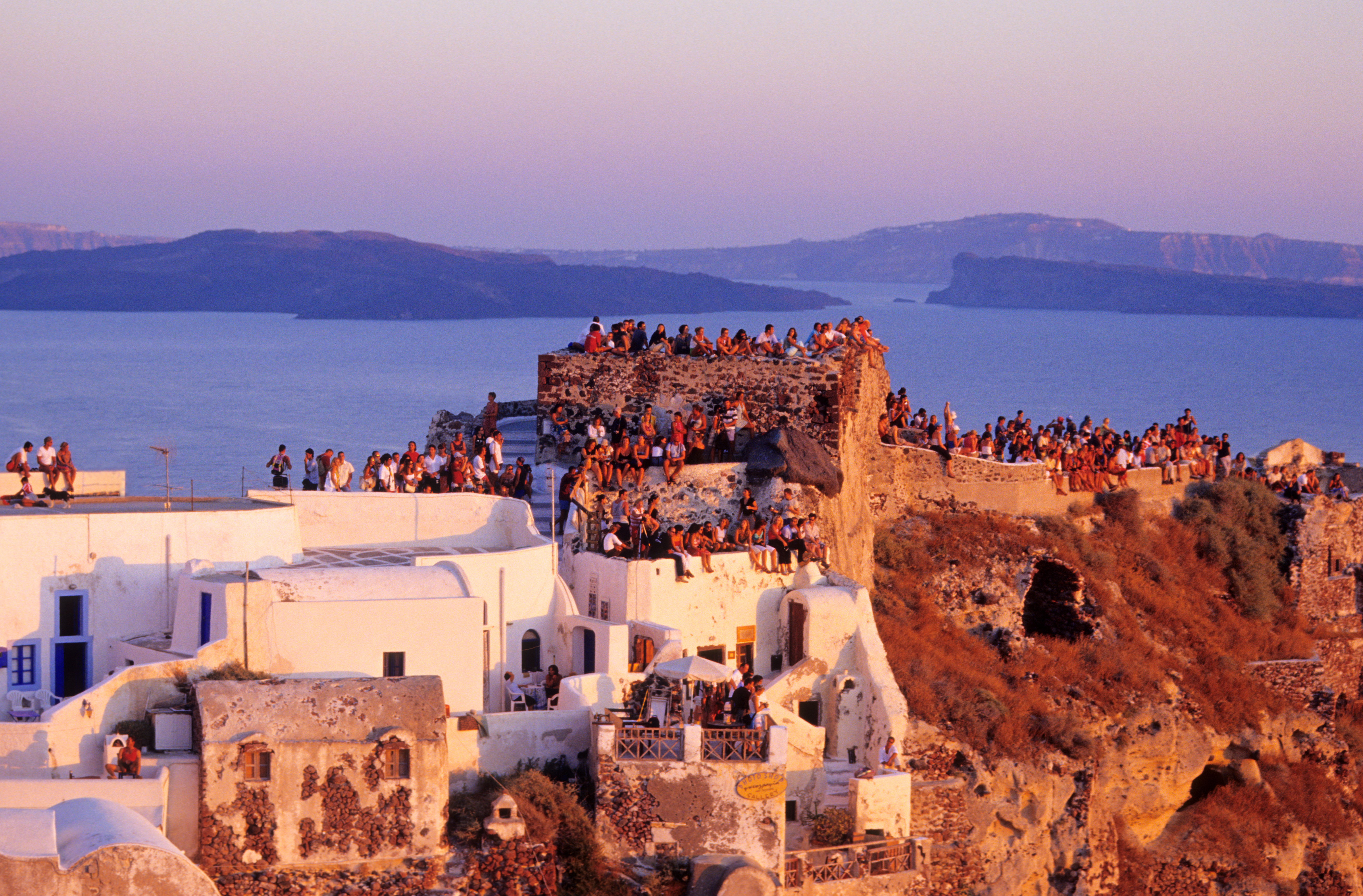 Sunset, Kastro, Oia