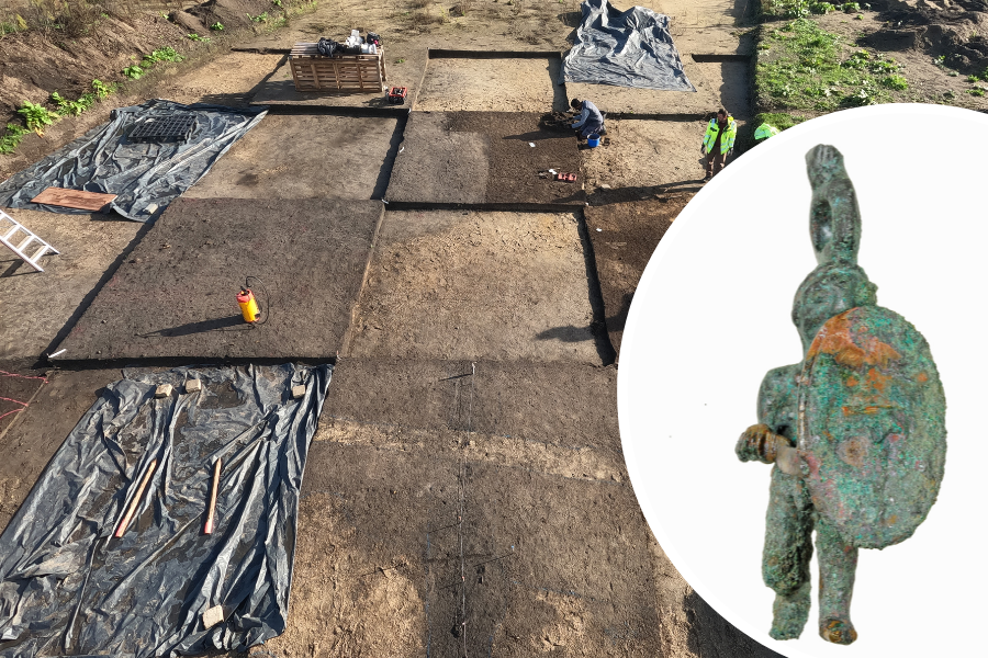 Figurka wojownika i szczątki w studni – wyjątkowe odkrycia archeologów w Niemczech