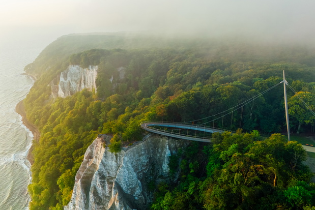 Wyjątkowy widok zapewnia Skywalk na Königsstuhl