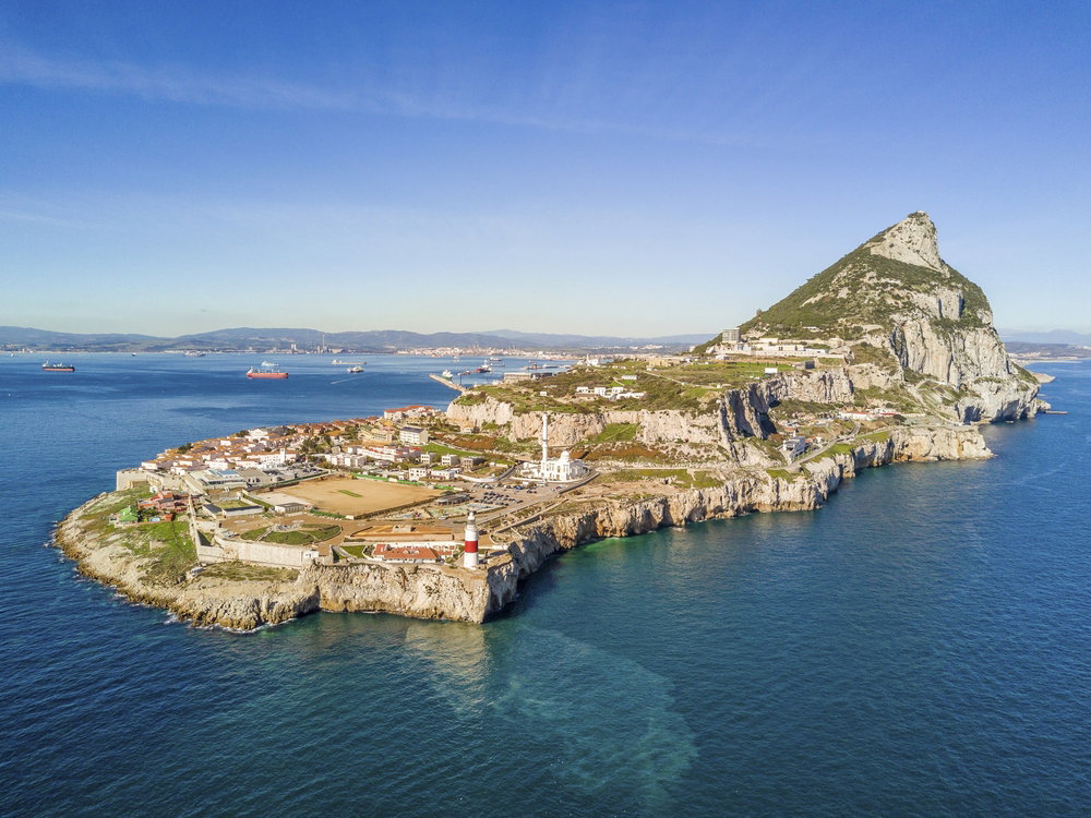 Gibraltar mierzy zaledwie kilka kilometrów kwadratowych