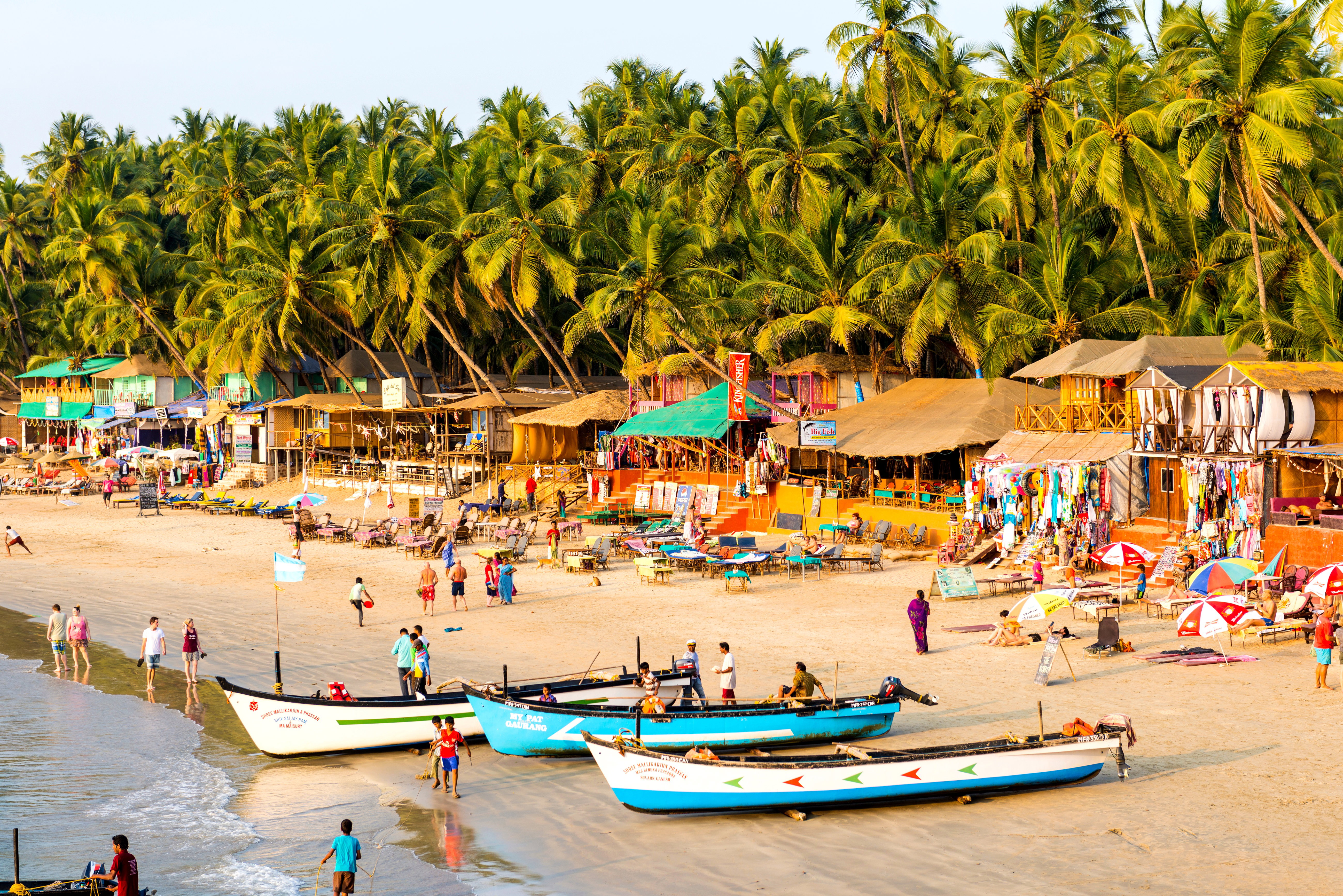 Plaża Palolem w Goa, Indie