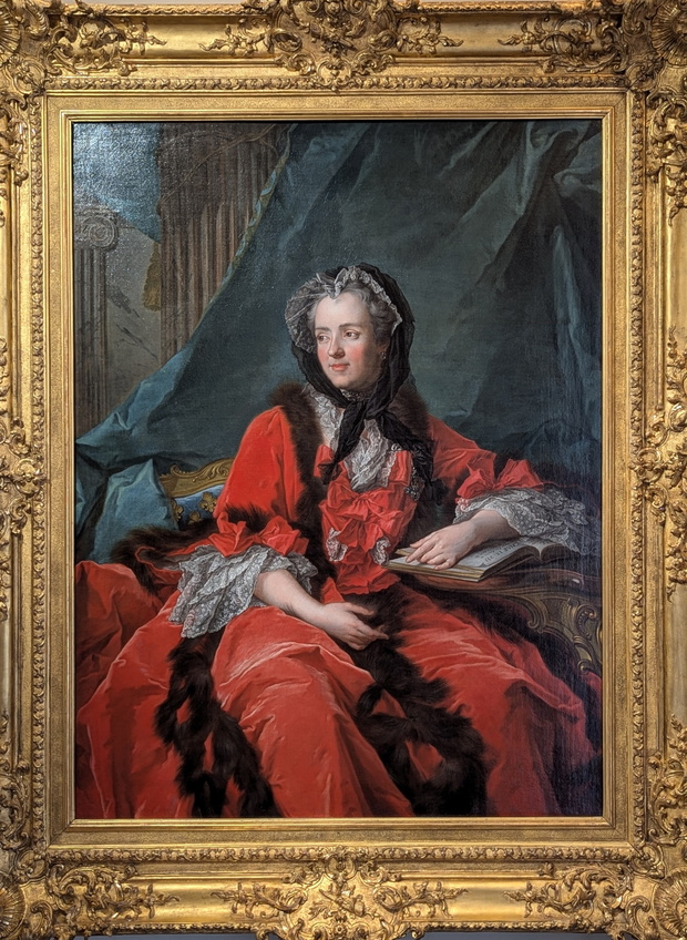 Portret Marii Leszczyńskiej, który można zobaczyć w Dijon