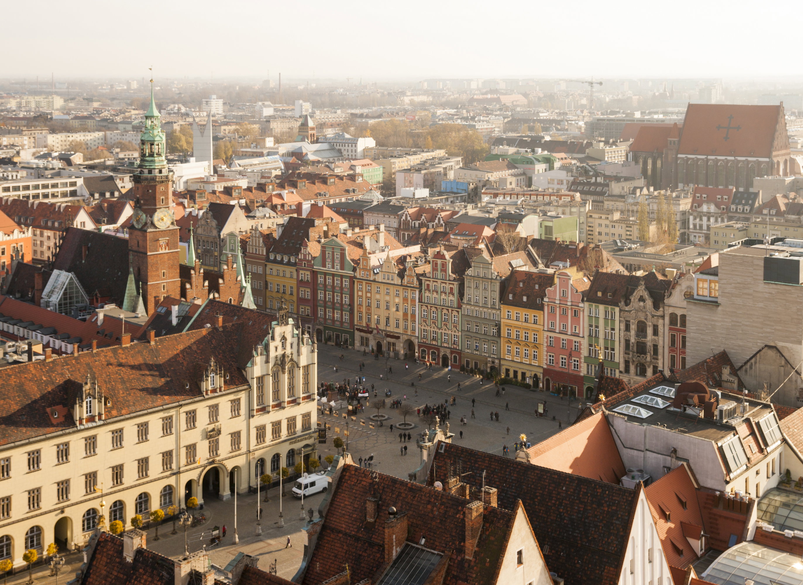 Wrocław z lotu ptaka