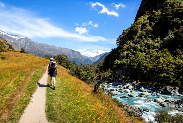 Szlak Rob Roy Glacier Track w Nowej Zelandii