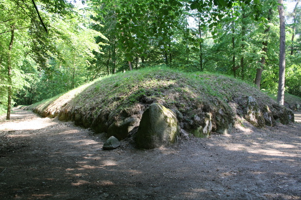 Monumentalne grobowce w neolicie wykonywano nie zawsze z kamienia, ale też z drewna