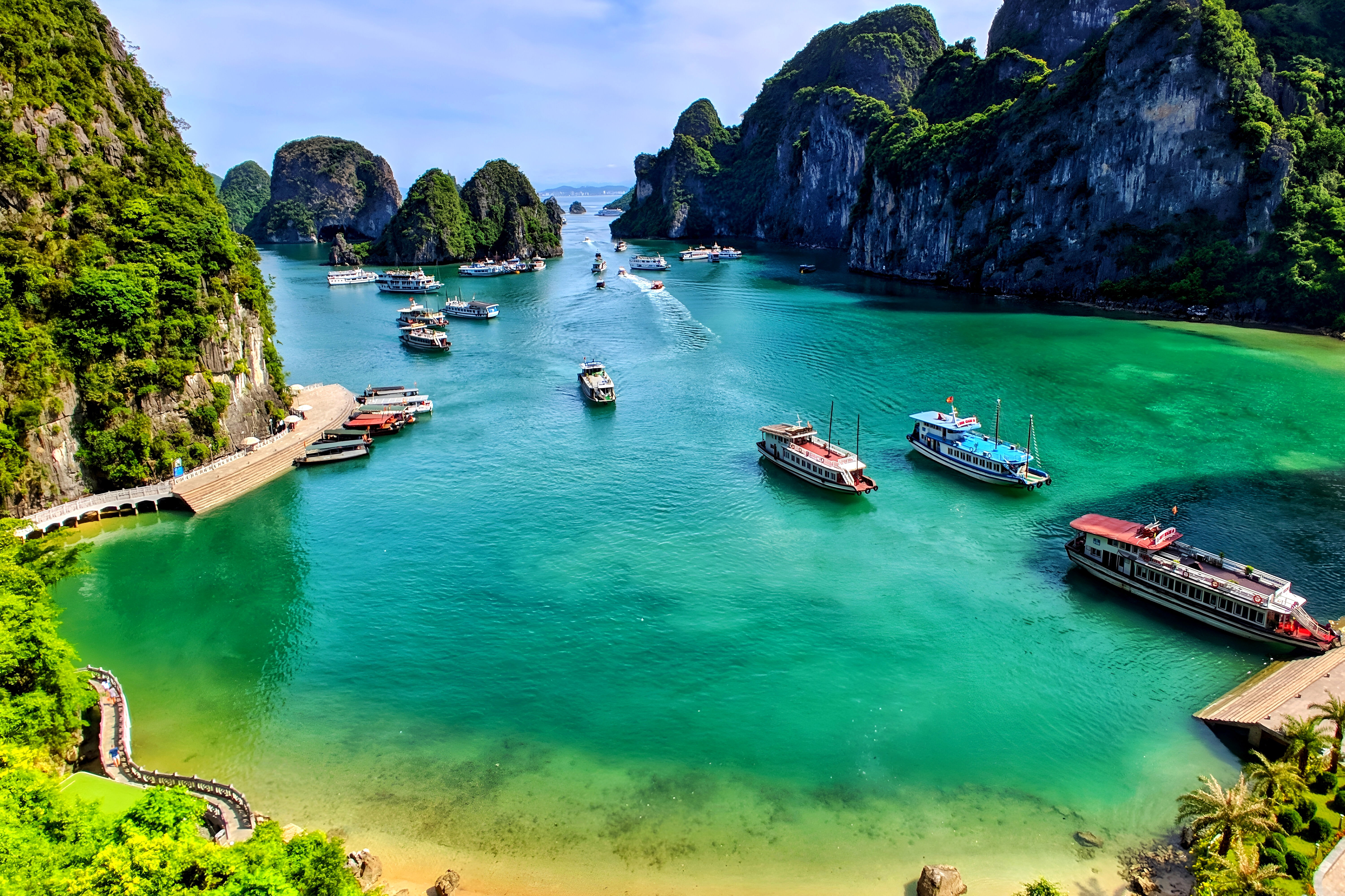 Zatoka Ha Long w Wietnamie