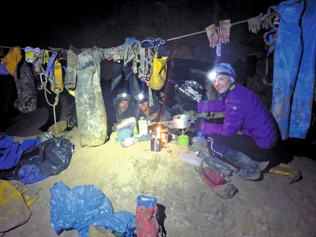 Zespół speleologów z STJ KW Kraków pod kierownictwem Pawła Ramatowskiego: KANIN 2016