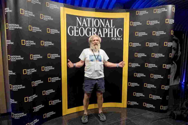 Aleksander Doba na Festiwalu Podróżników National Geographic fot. Oliwia Papatanasis