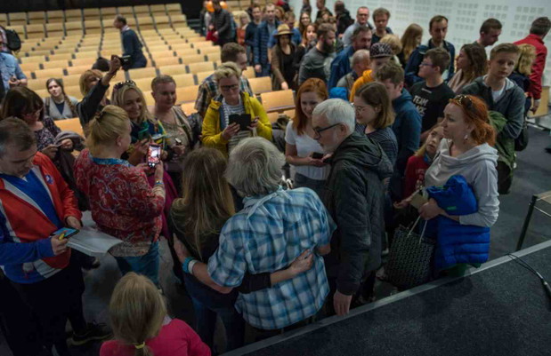 Aleksander Doba na Festiwalu Podróżników National Geographic fot. Paweł Głuza