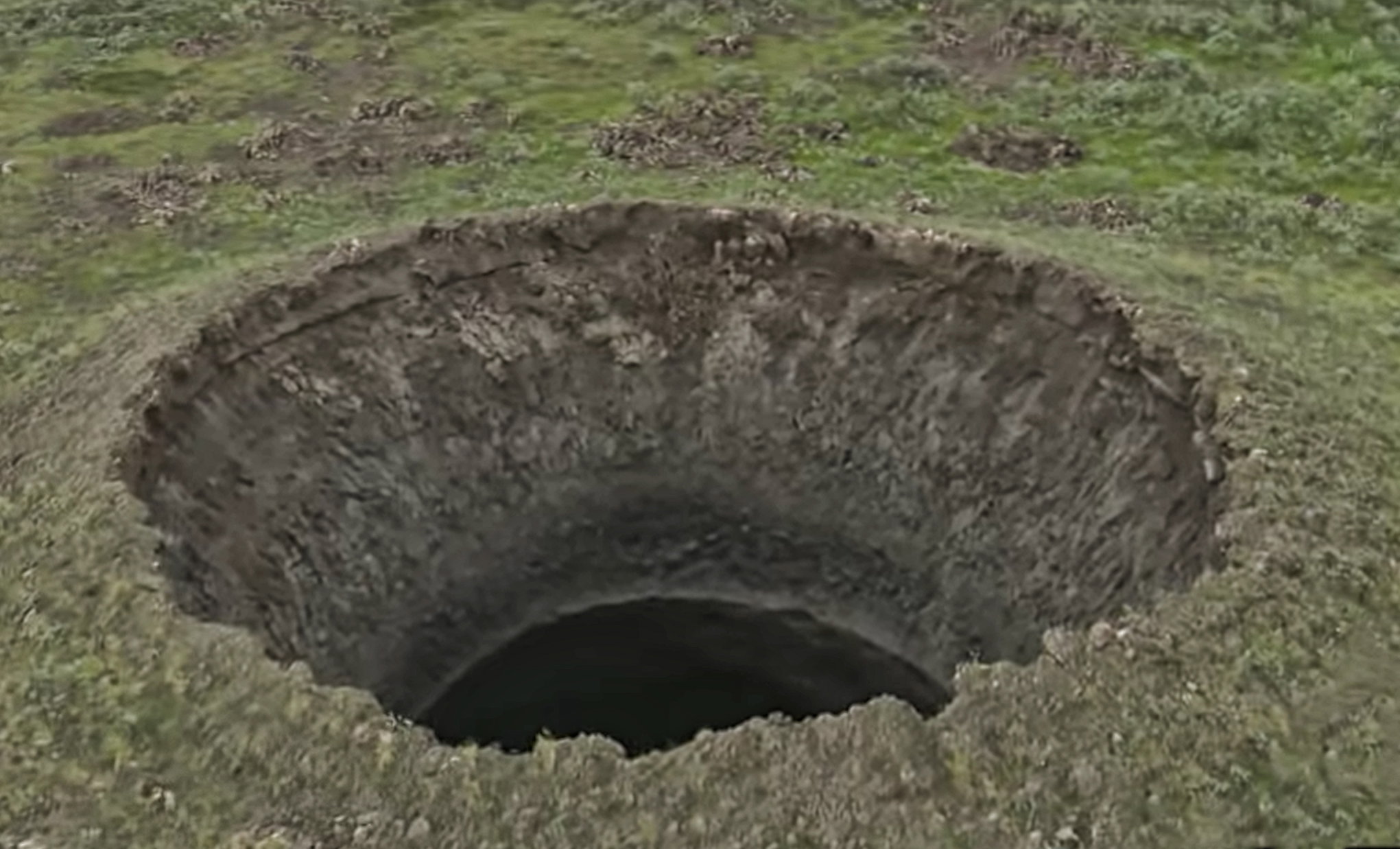Krater na Syberii