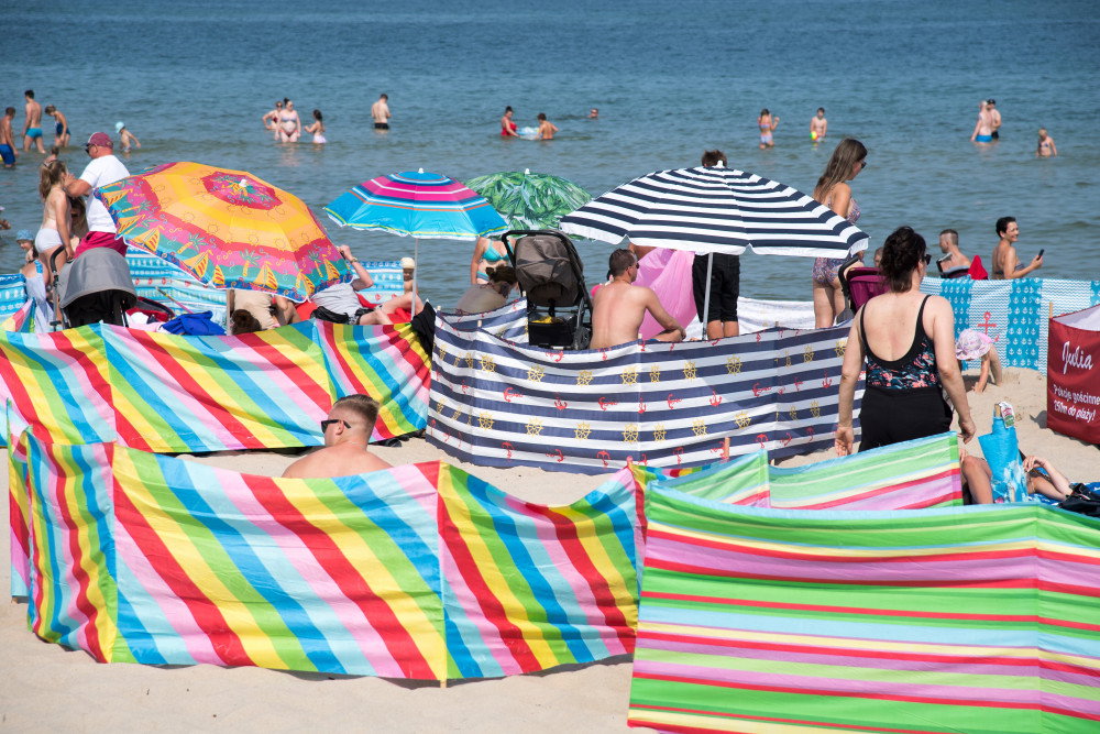 Plaża we Władysławowie fot. WOJCIECH STROZYK/REPORTER/EAST NEWS