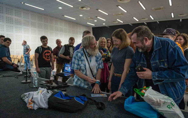 Aleksander Doba na Festiwalu Podróżników National Geographic fot. Paweł Głuza