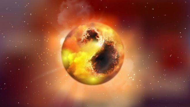 Betelgeza – czerwona nadolbrzymia gwiazda (fot. MPIA)