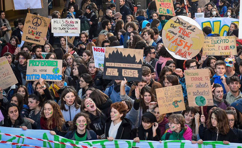 Zmiany klimatu są ważnym tematem dla młodych ludzi (fot. Getty Images)