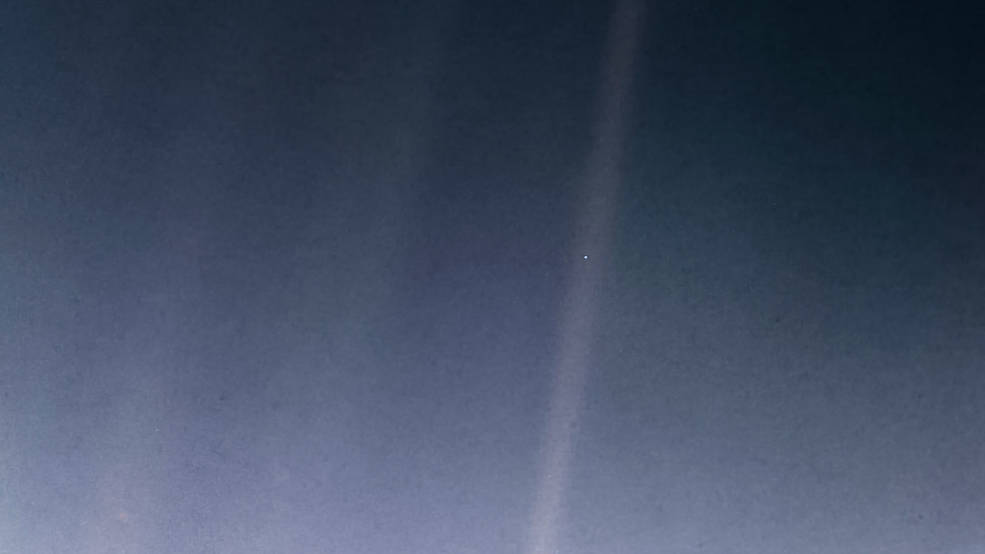Kultowa fotografia Ziemi zrobiona przez Voyagera I odświeżona (Zdj.: NASA/JPL-Caltech)